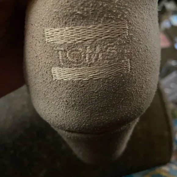 TOMS Beige Suede Ankle Boots - Picture 2 of 7